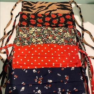 NEW Reformation fabric patterned mask bundle